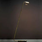 Lampadaire moderne Laurits en Marbre Or et blanc