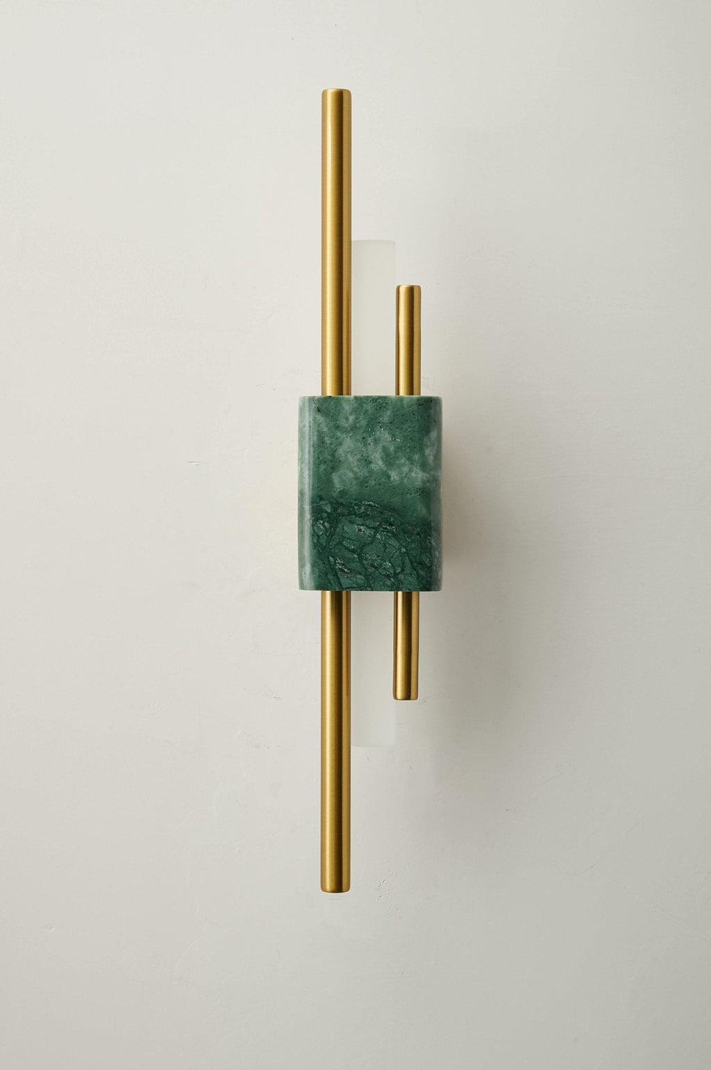 Applique murale moderne Lucan en Vert marbre et doré