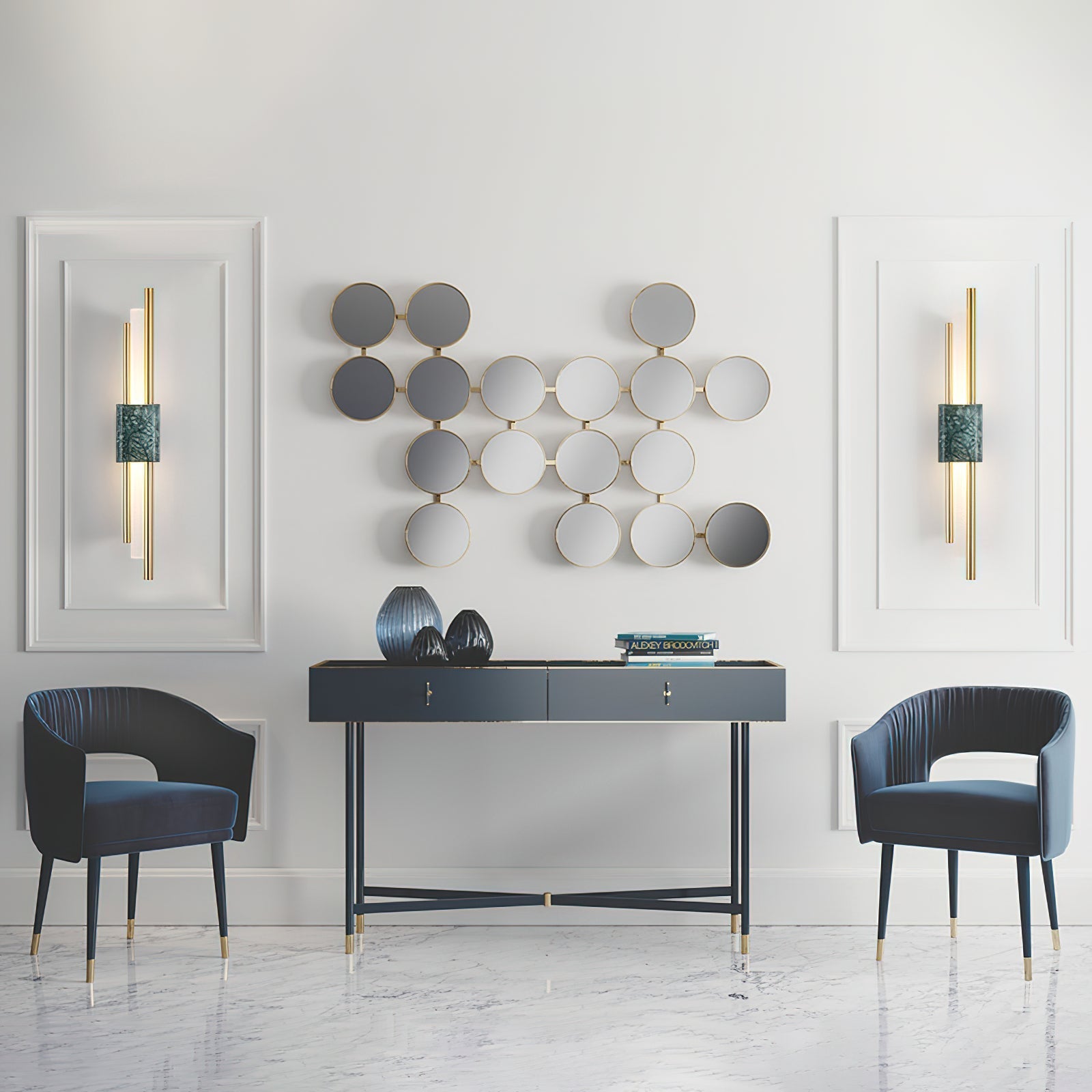 Applique murale moderne Hampton en Marbre