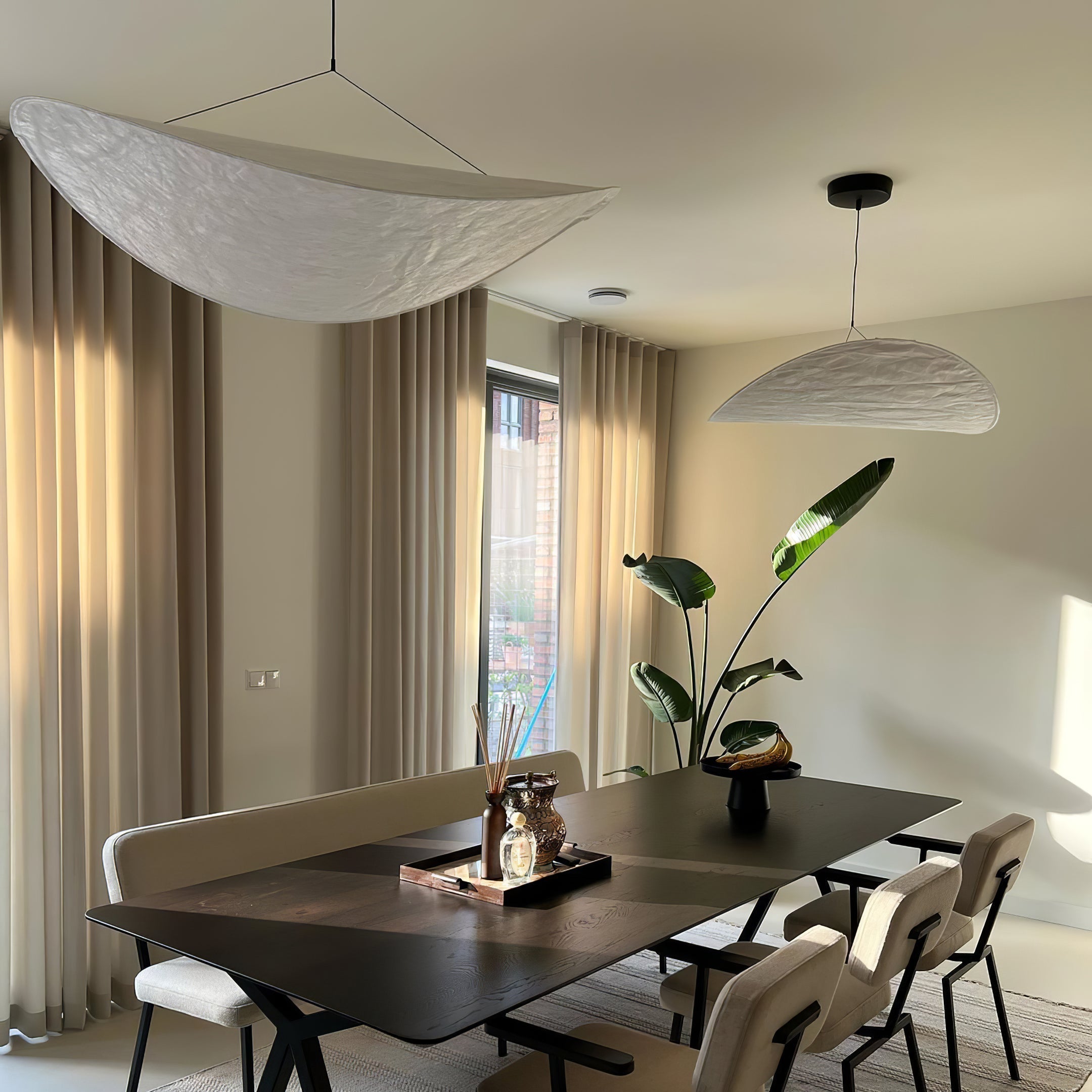 Suspension moderne Marlon en Soie
