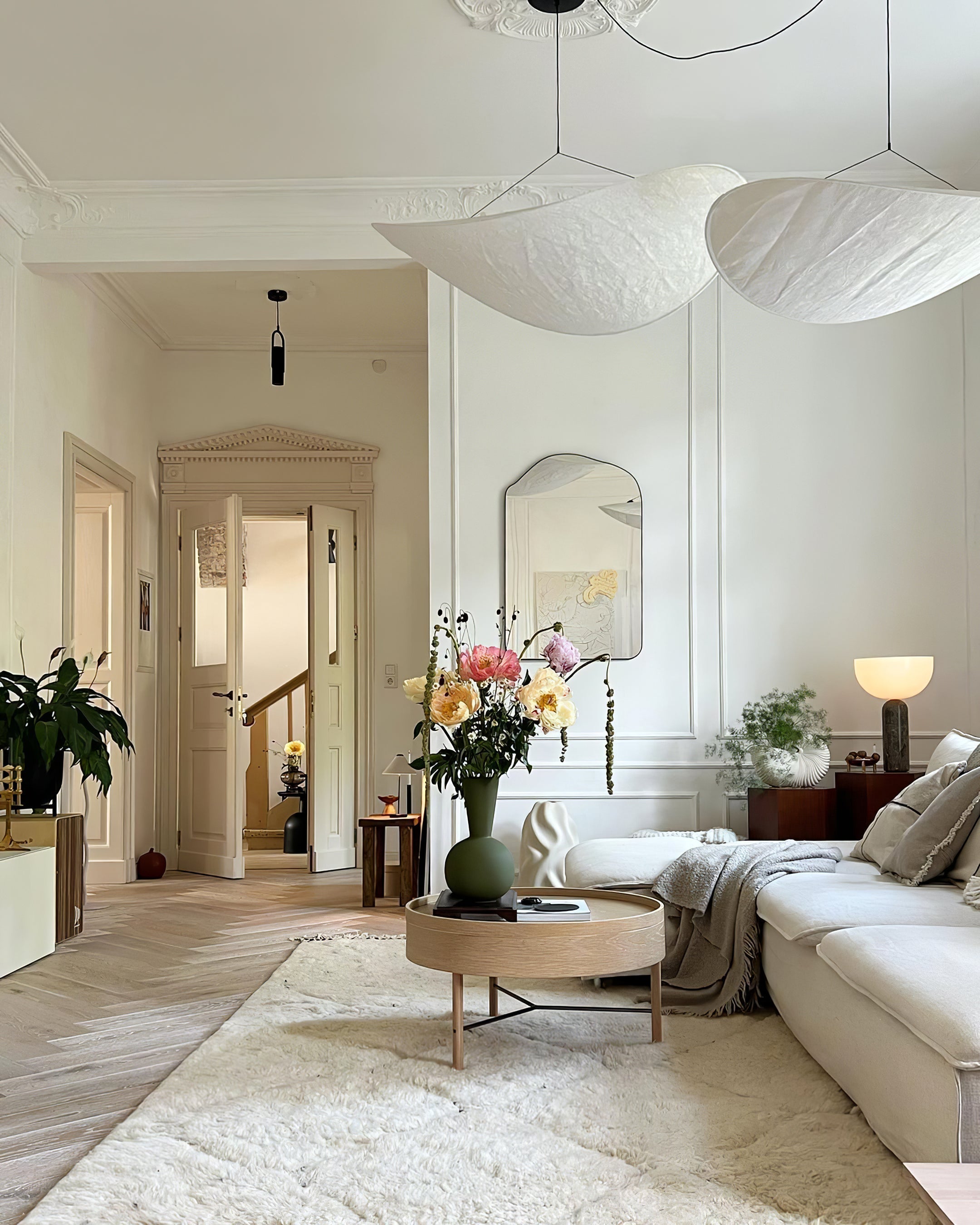 Suspension moderne Marlon en Soie