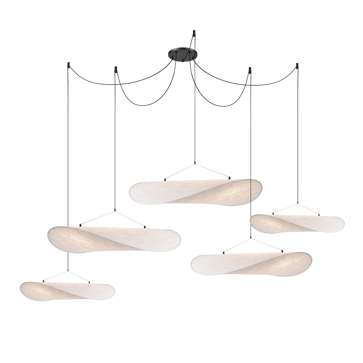 Suspension moderne Marlon en Soie