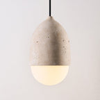 Suspension moderne Ainamo en Travertin jaune et blanc