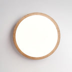 Plafonnier moderne Nidaros en Travertin jaune et blanc