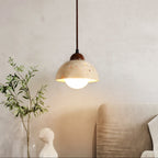 Suspension moderne Behr en Travertin jaune