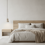 Suspension moderne Saxolf en Travertin jaune