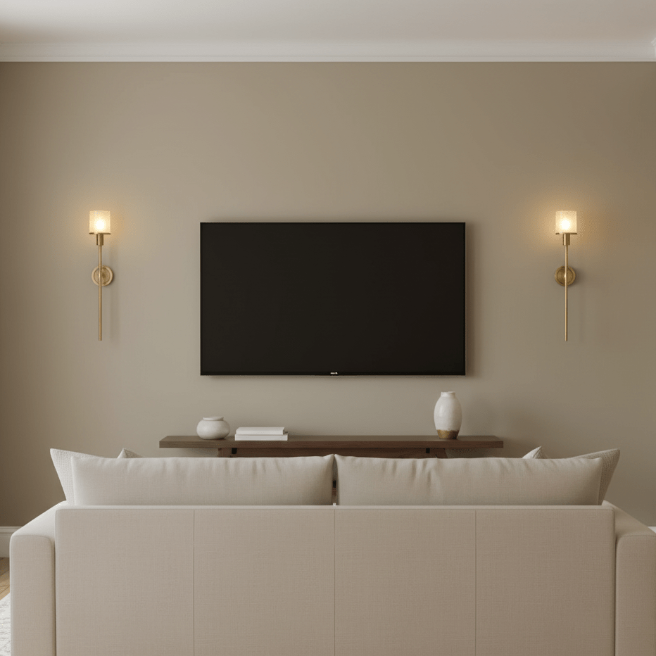Applique murale moderne Hringa en Albâtre Noir