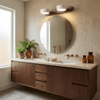 Applique murale moderne Sippo en Travertin Noyer