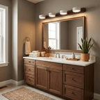 Applique murale moderne Sippo en Travertin Noyer