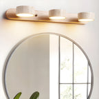 Applique murale moderne Sippo en Travertin Noyer