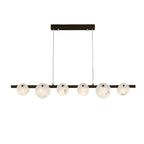 Lustre moderne Enar en Albâtre Noir et blanc