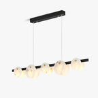 Lustre moderne Enar en Albâtre Laiton et blanc
