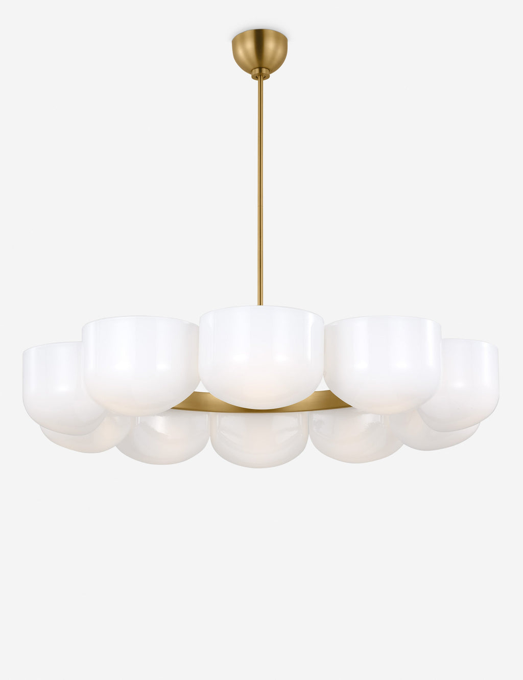 Lustre design Rohen en laiton bruni - Laiton bruni