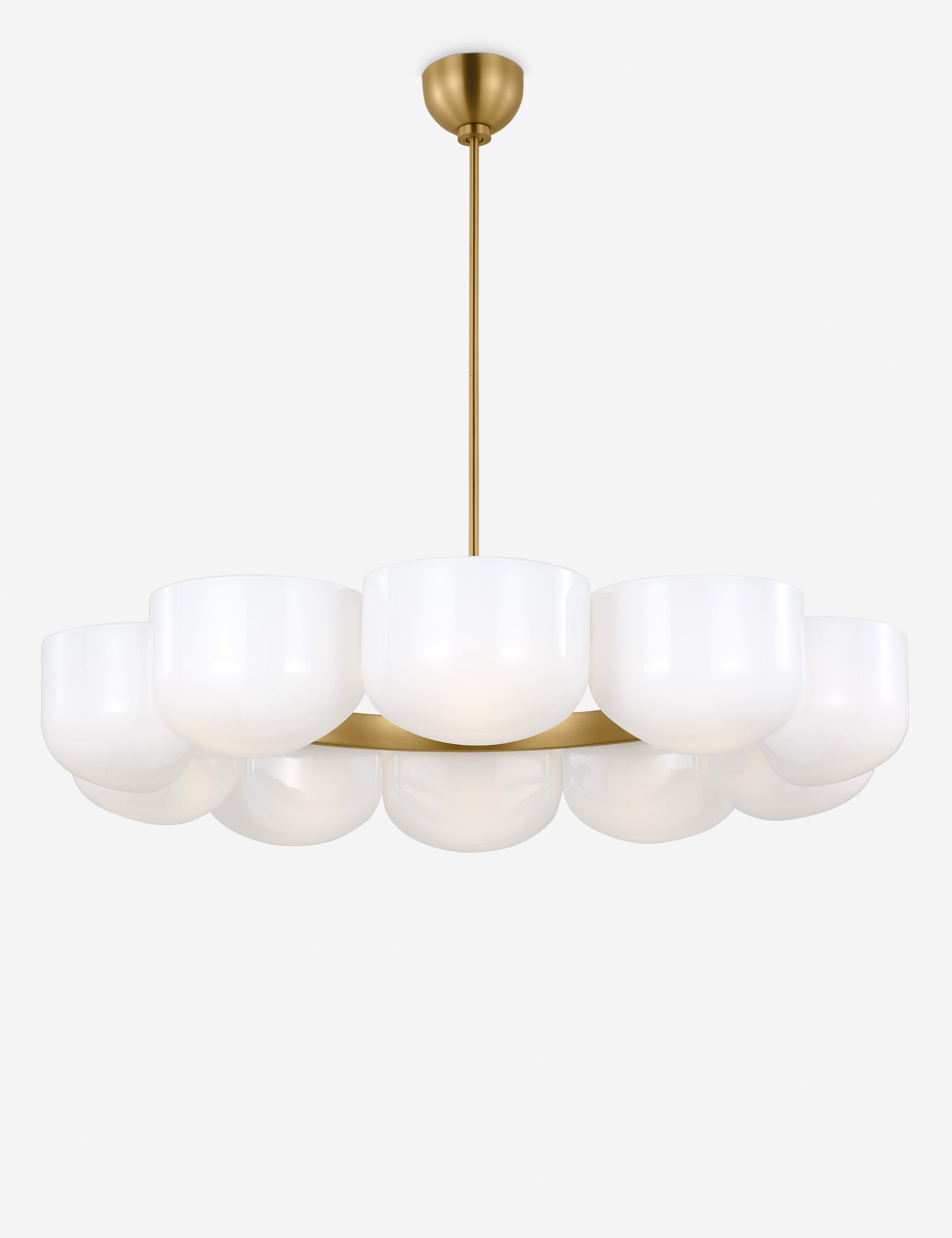 Lustre design Rohen en laiton bruni - Laiton bruni