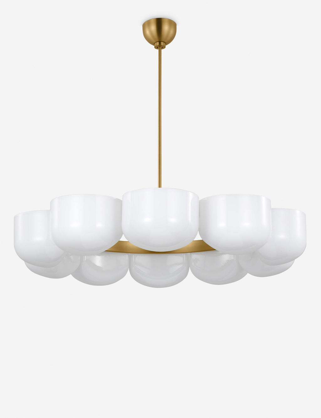 Lustre design Rohen en laiton bruni - Laiton bruni