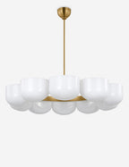 Lustre design Rohen en laiton bruni - Laiton bruni