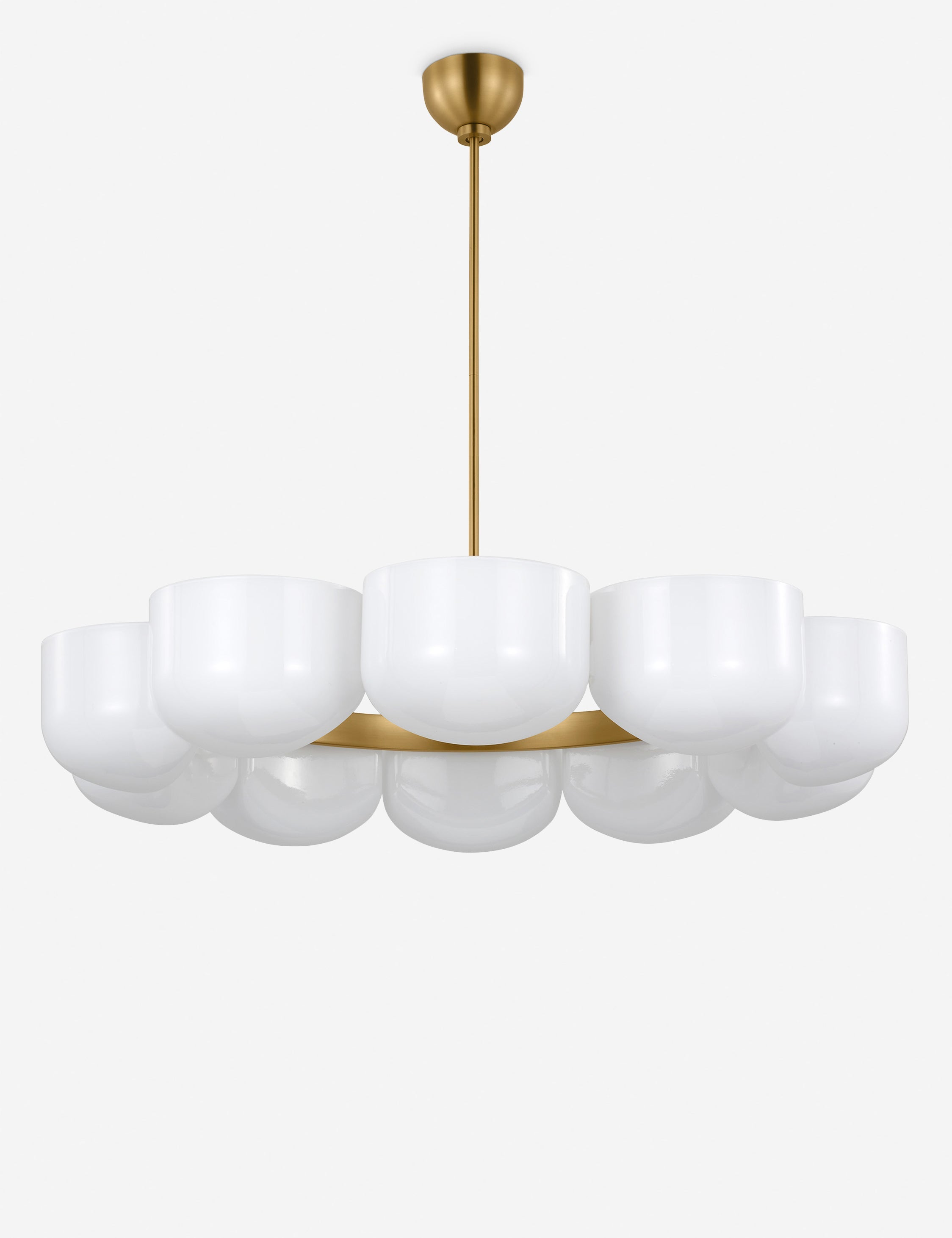 Lustre design Rohen en laiton bruni - Laiton bruni