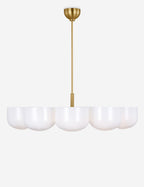 Lustre design Rohen en laiton bruni - Laiton bruni