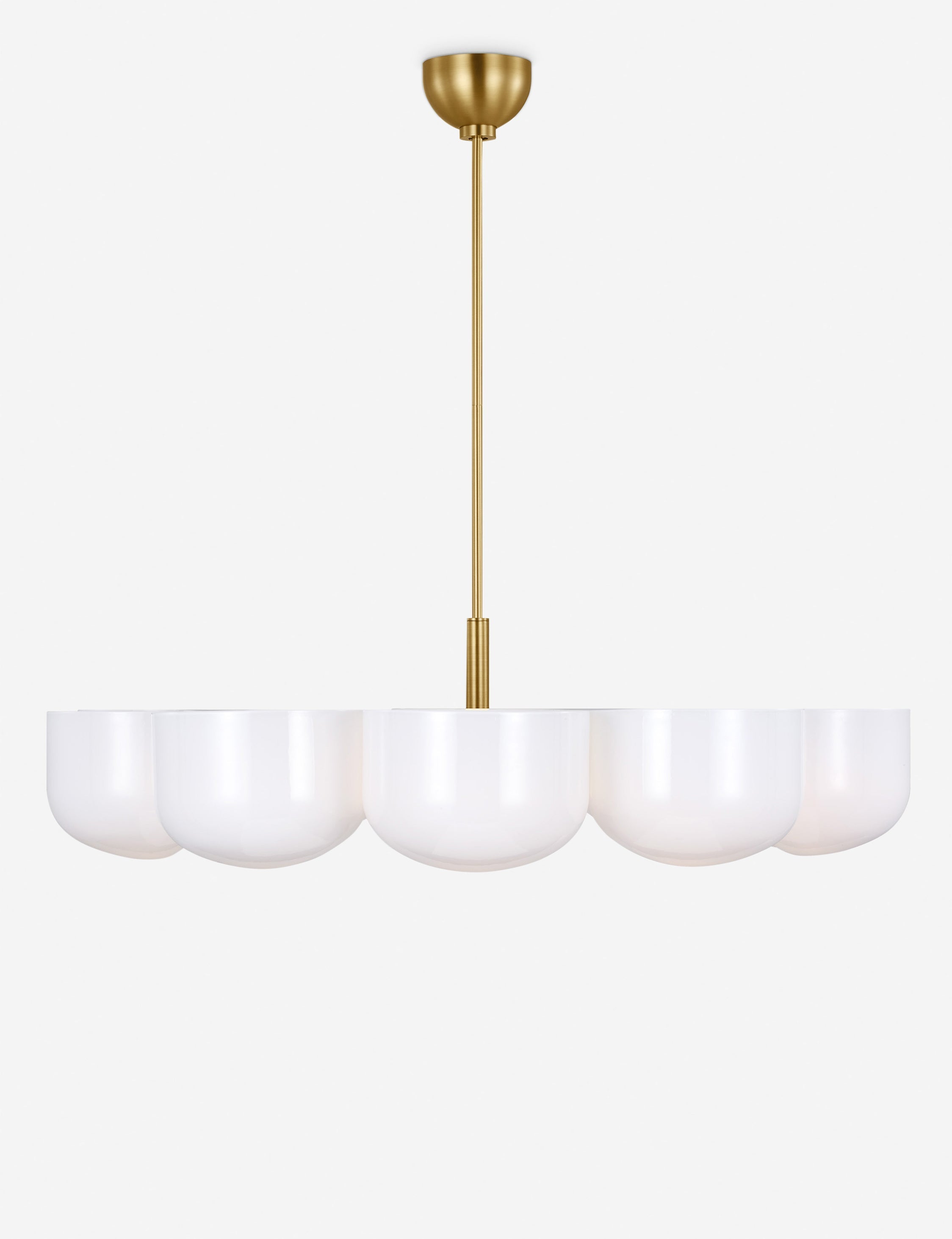 Lustre design Rohen en laiton bruni - Laiton bruni