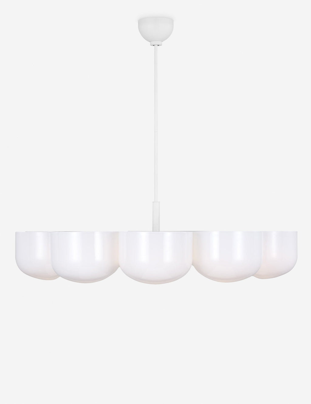 Lustre design Rohen en blanc - Blanc