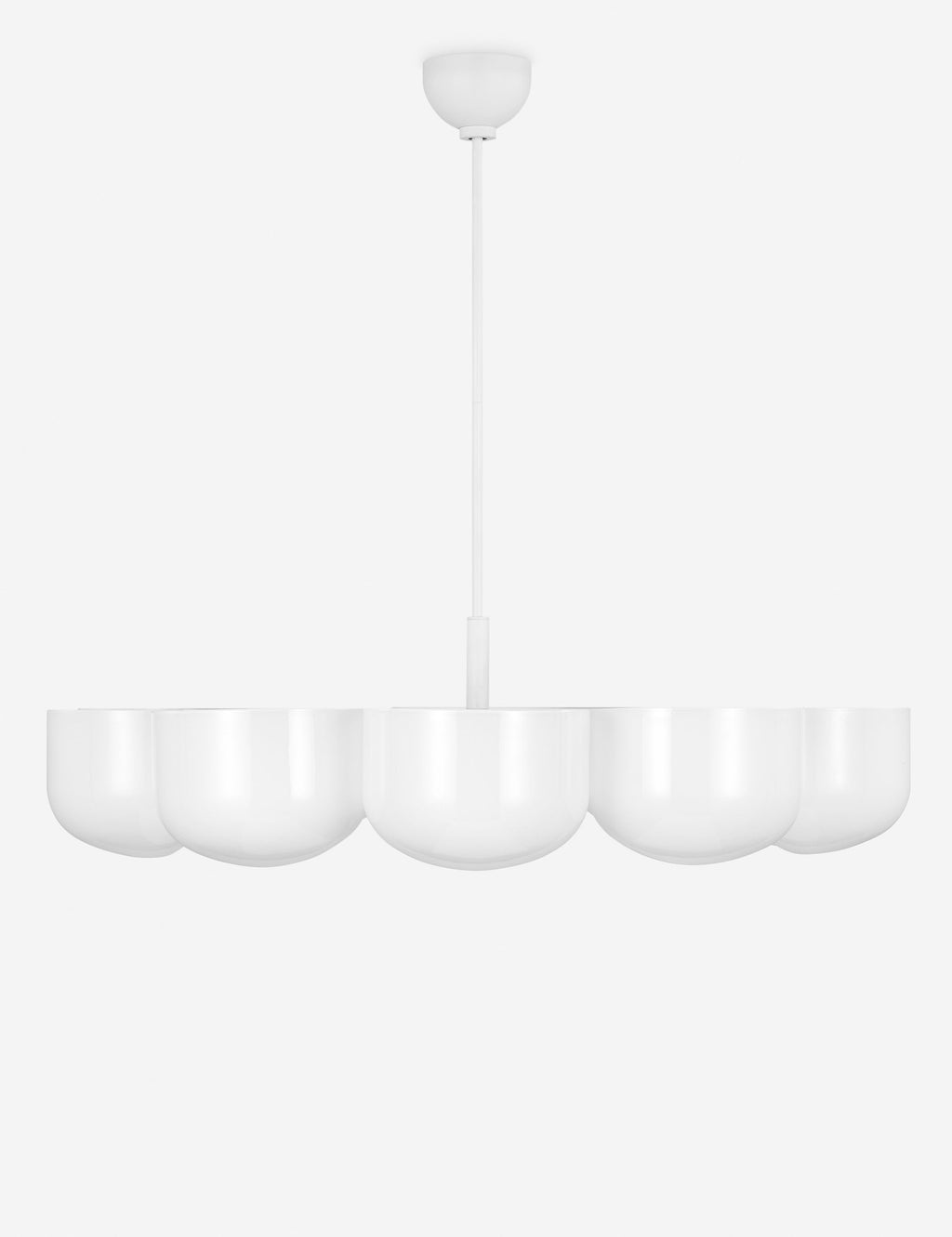 Lustre design Rohen en blanc - Blanc