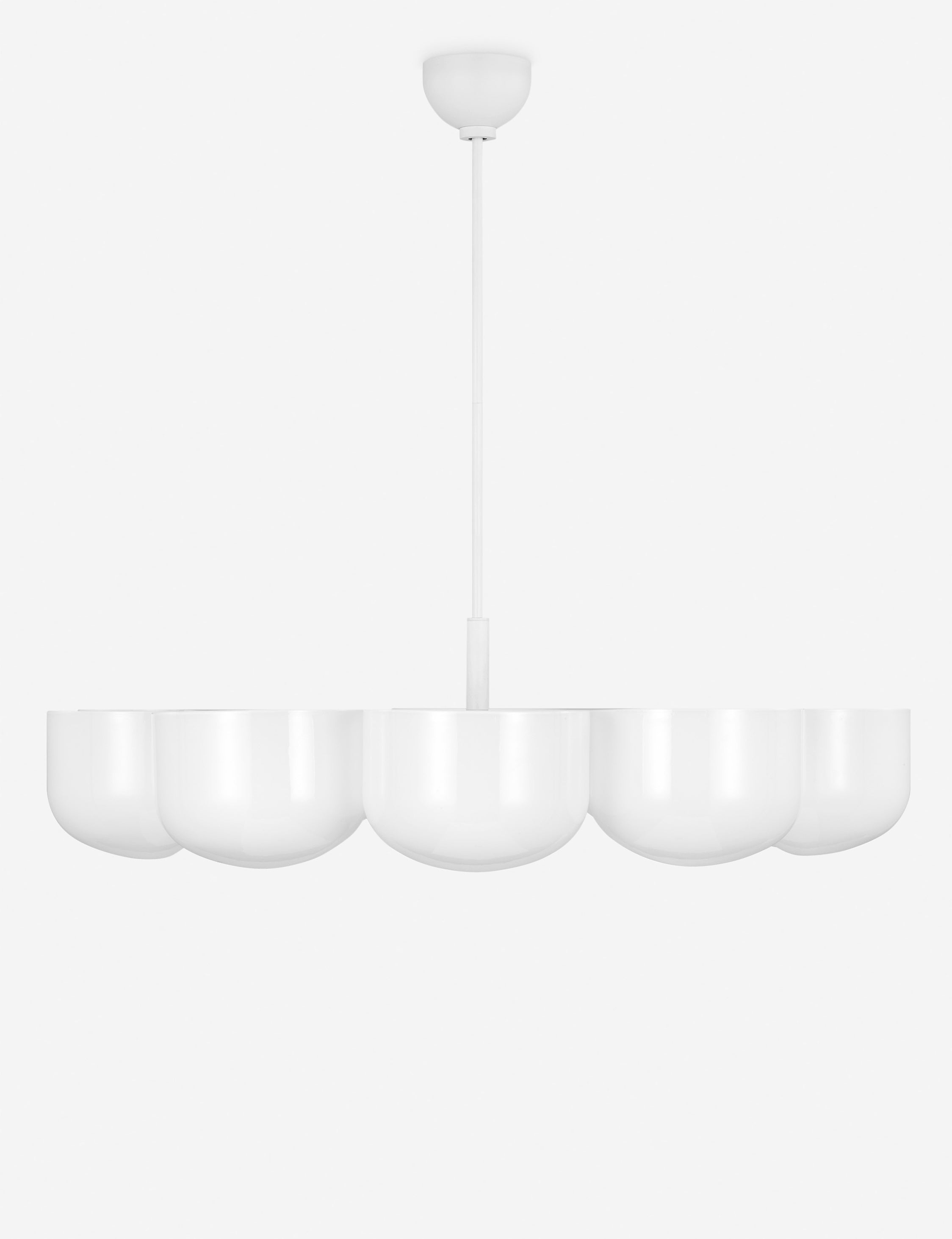 Lustre design Rohen en blanc - Blanc