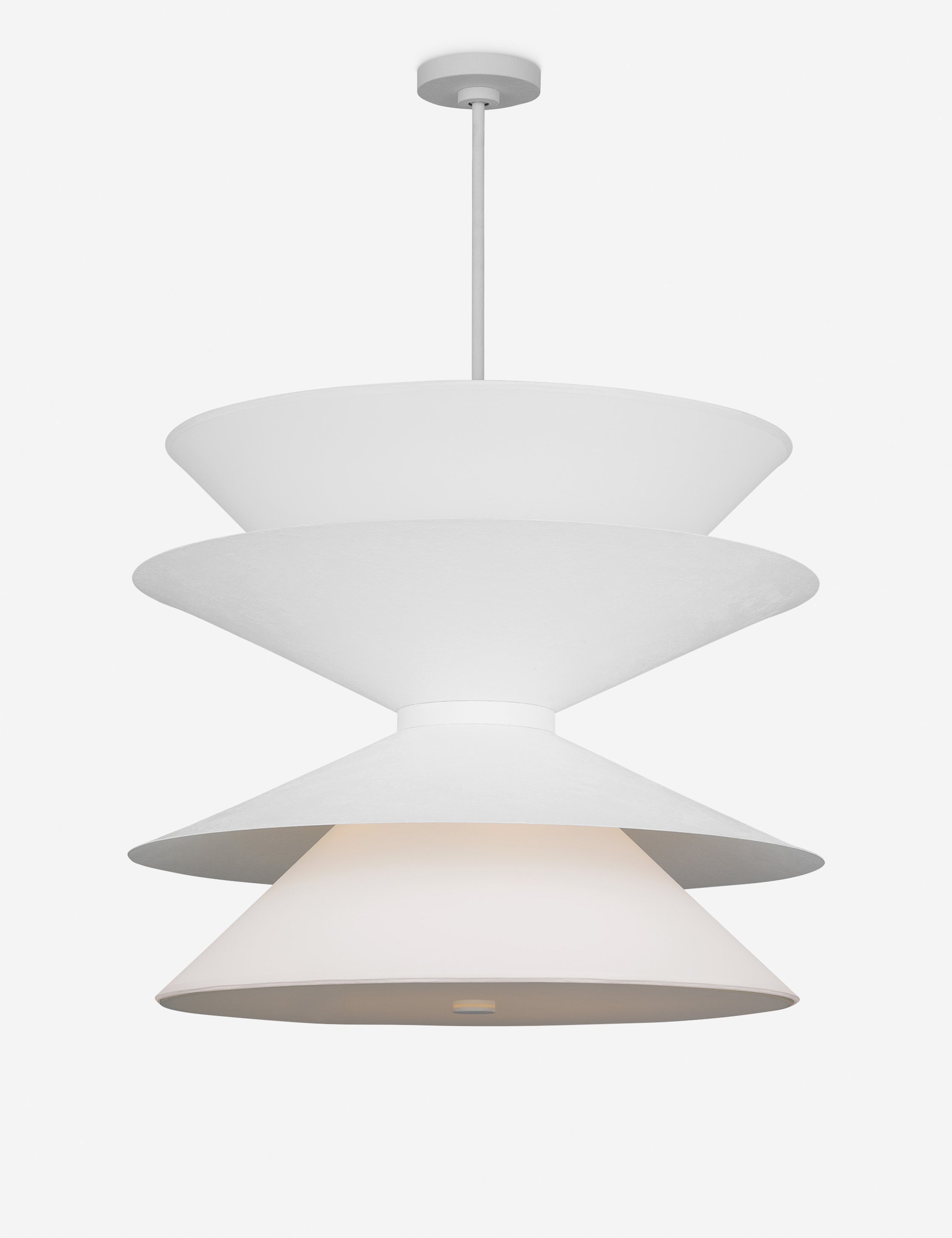 Suspension moderne Wystan en blanc - Blanc