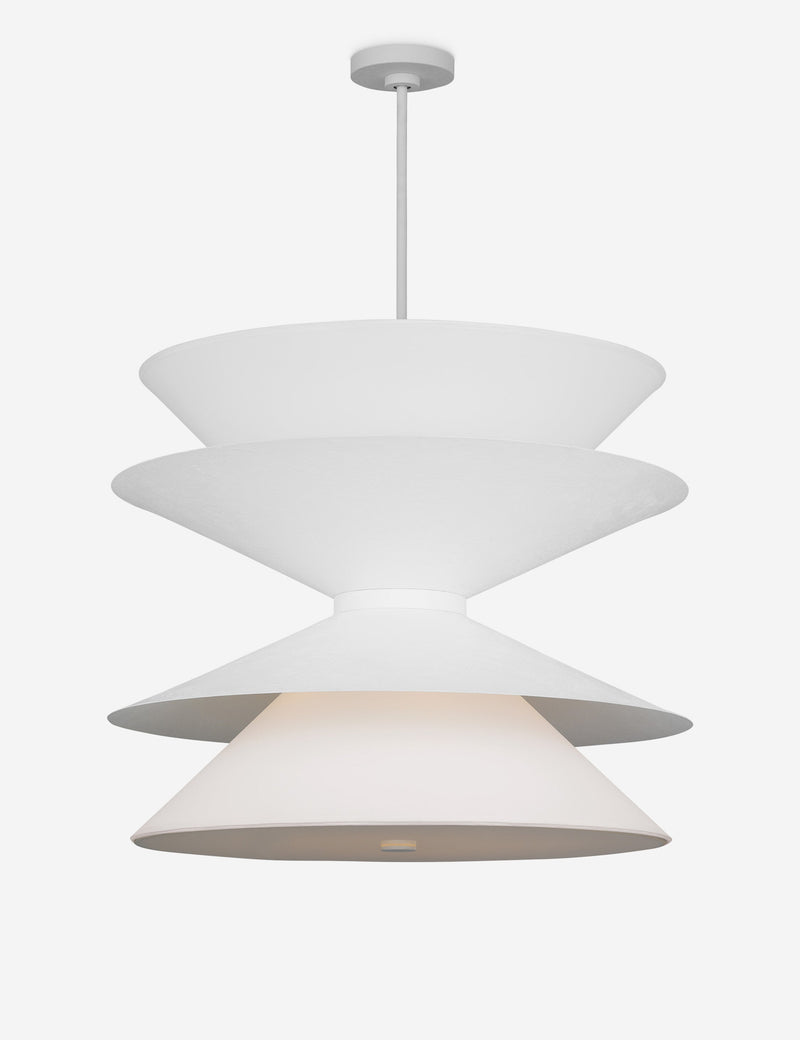 Suspension moderne Wystan en blanc - Blanc