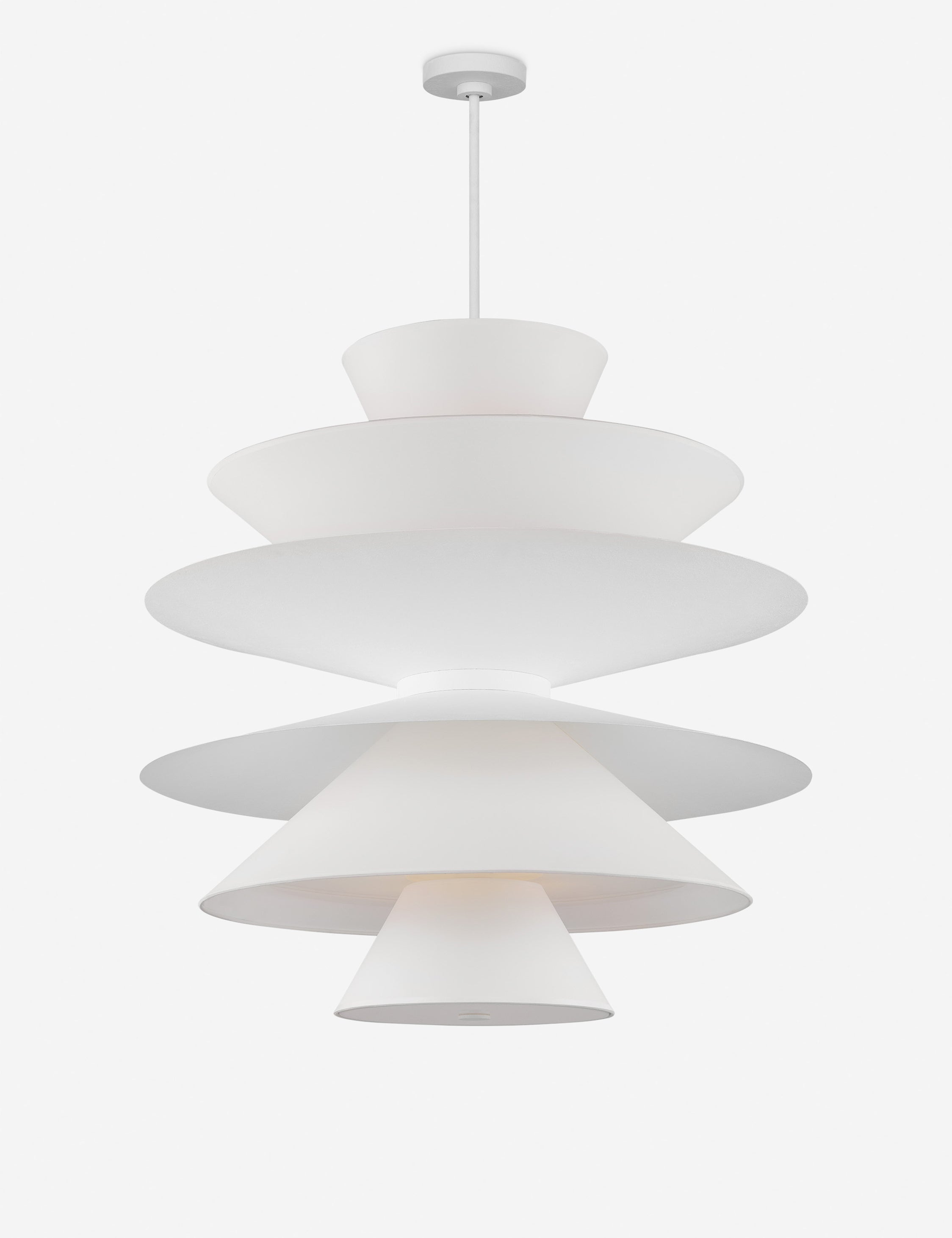 Suspension moderne Wystan en blanc - Blanc