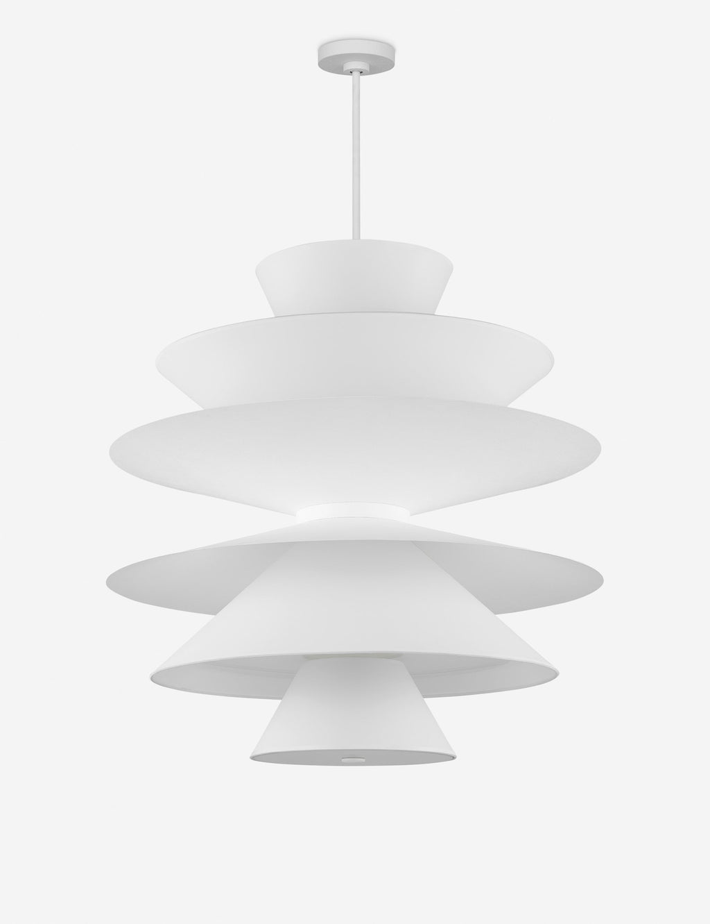 Suspension moderne Wystan en blanc - Blanc