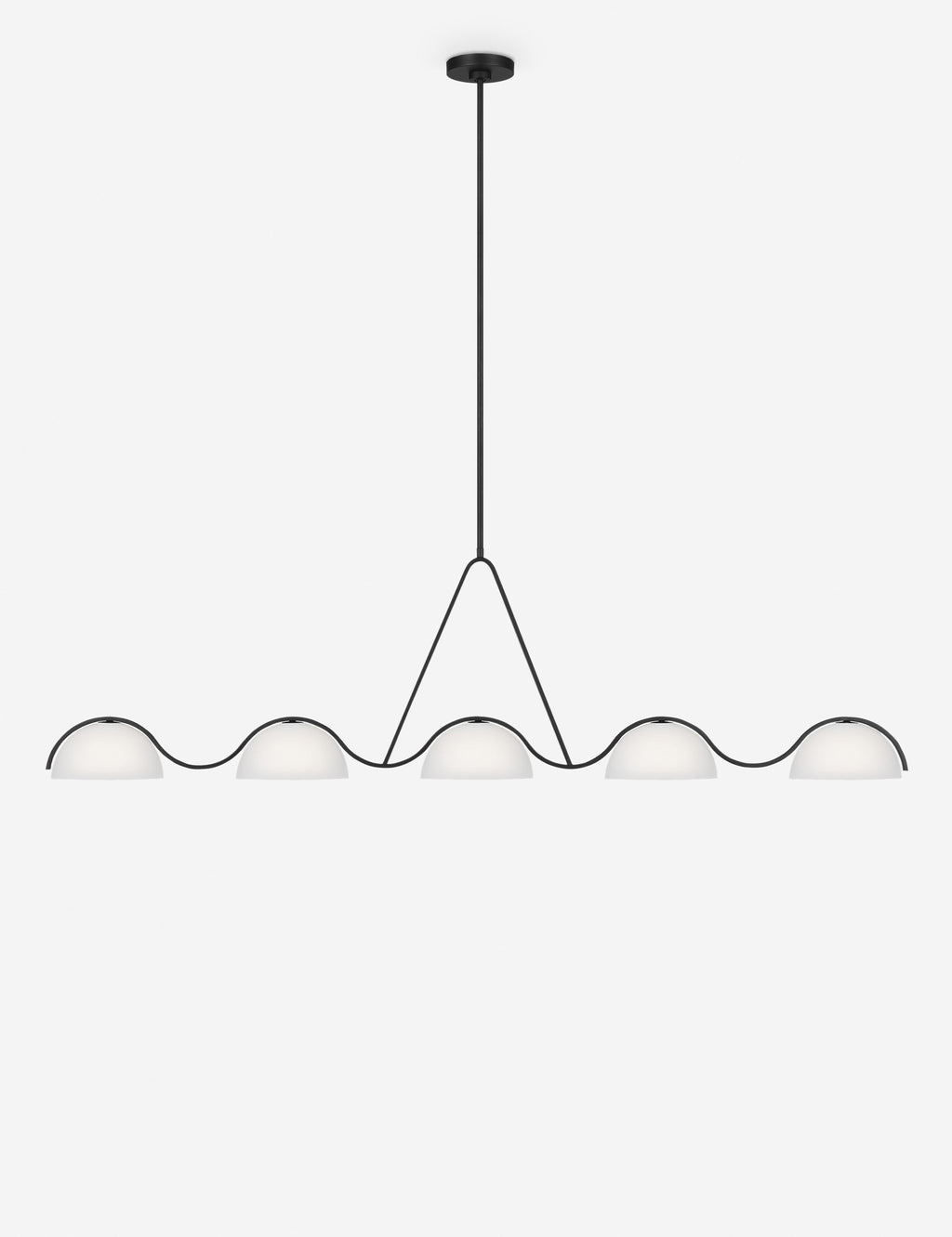 Lustre vintage Troels en acier