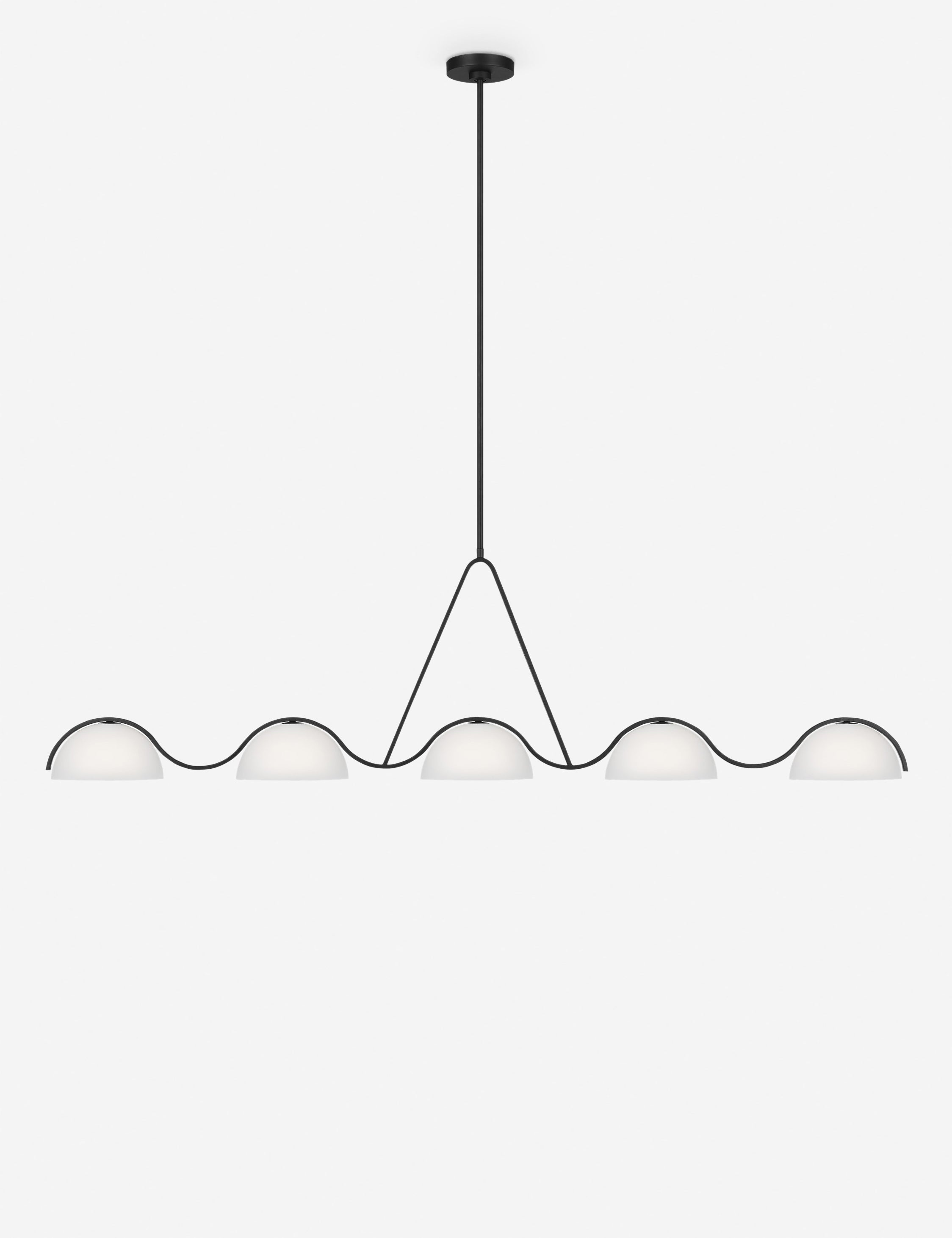 Lustre vintage Troels en acier