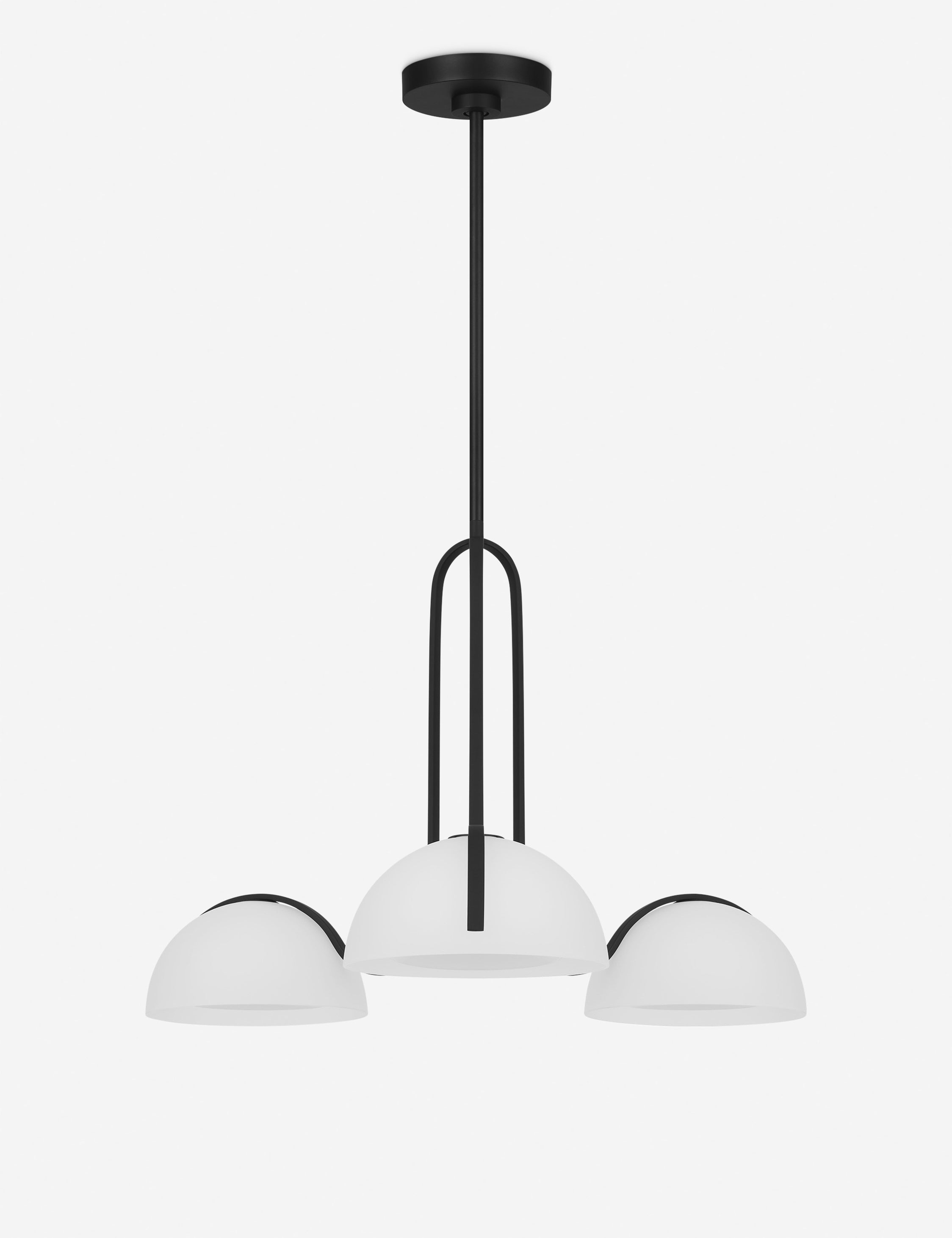 Lustre vintage Troels en acier