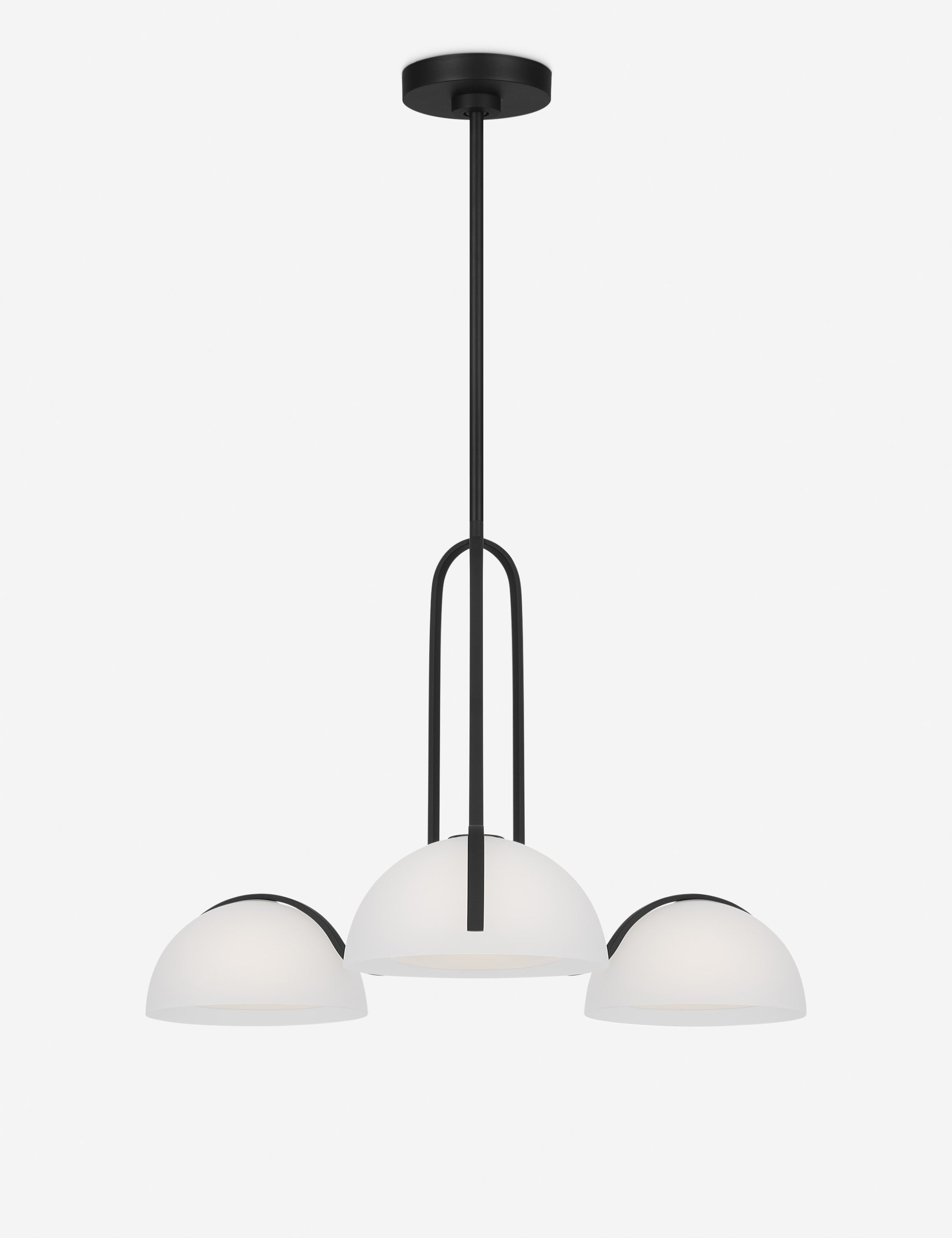 Lustre vintage Troels en acier