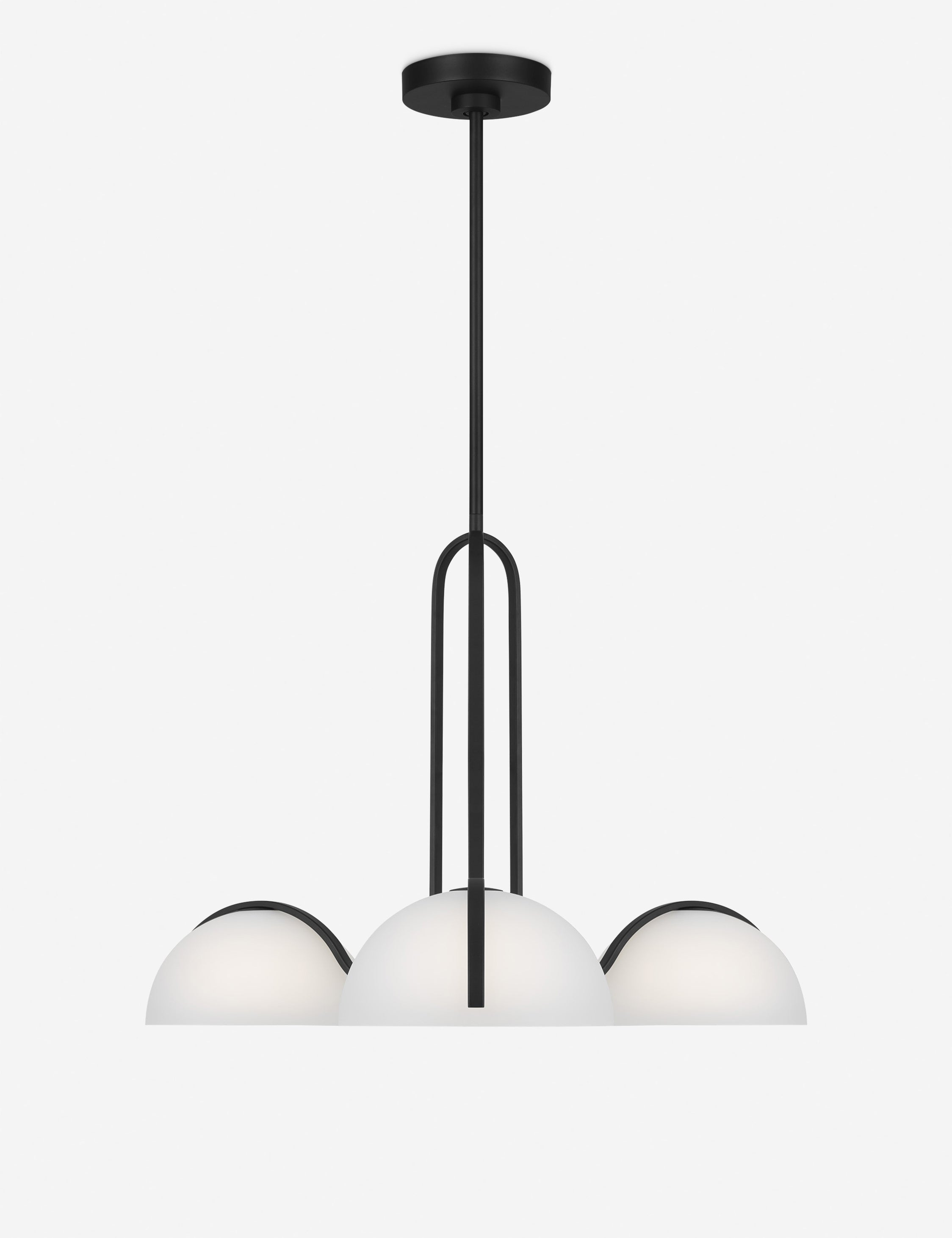 Lustre vintage Troels en acier