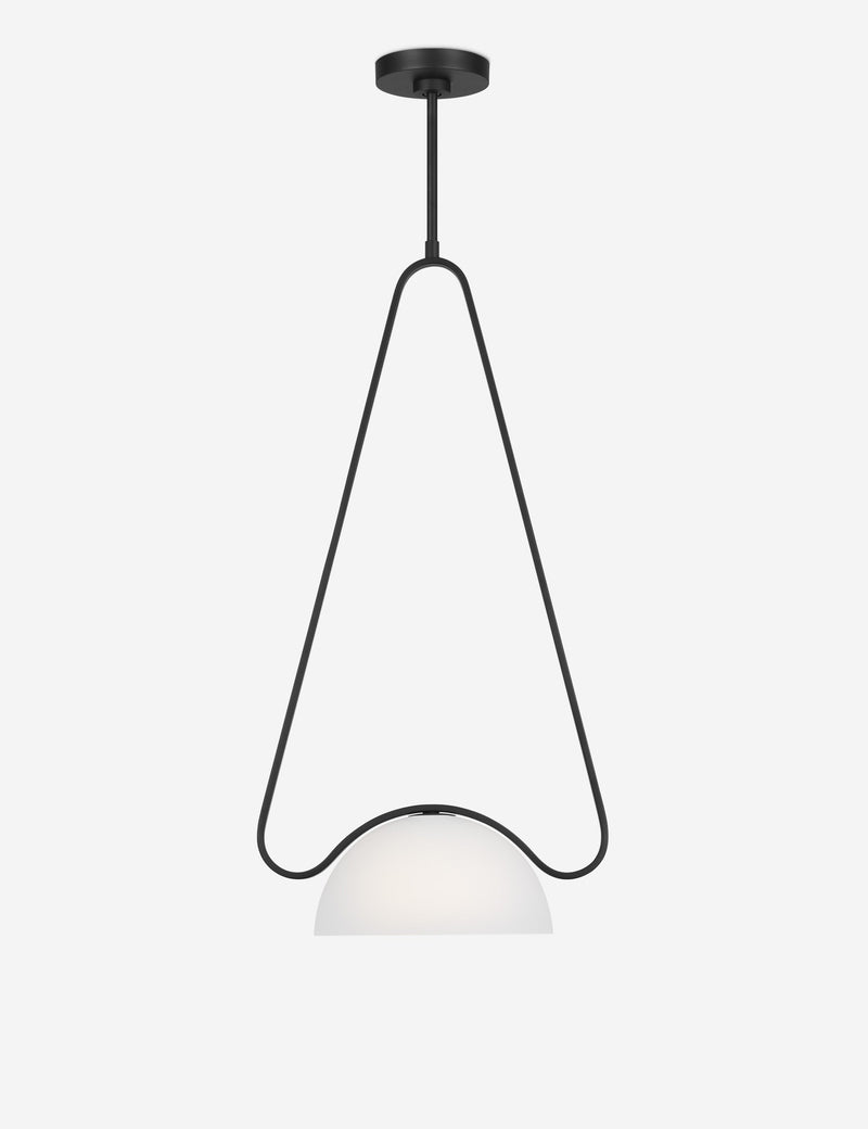 Suspension vintage Troels en acier