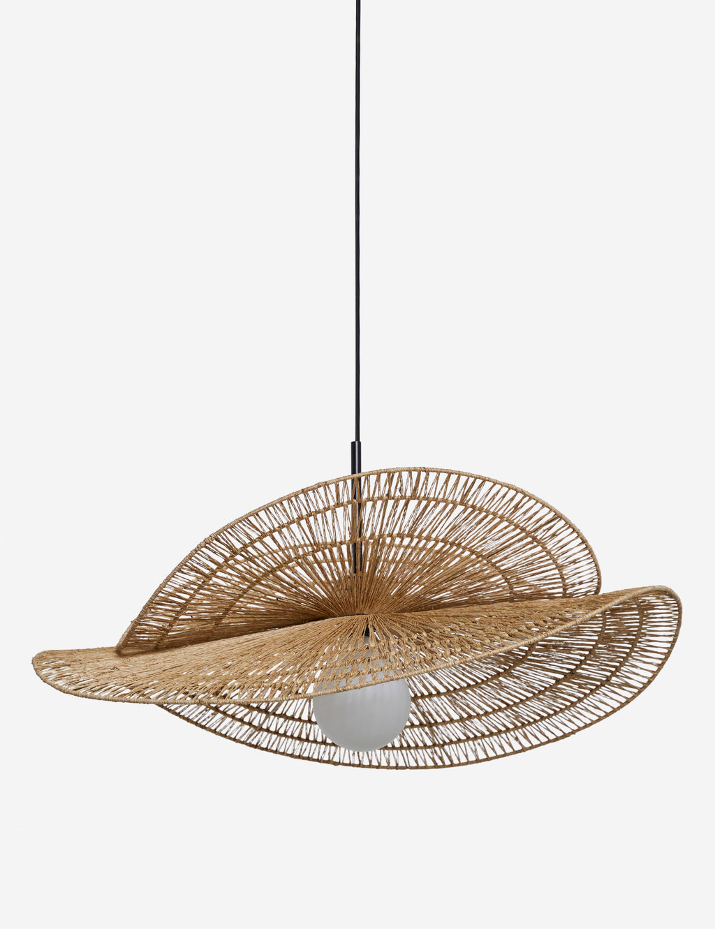 Suspension moderne Gunnlaug en jute