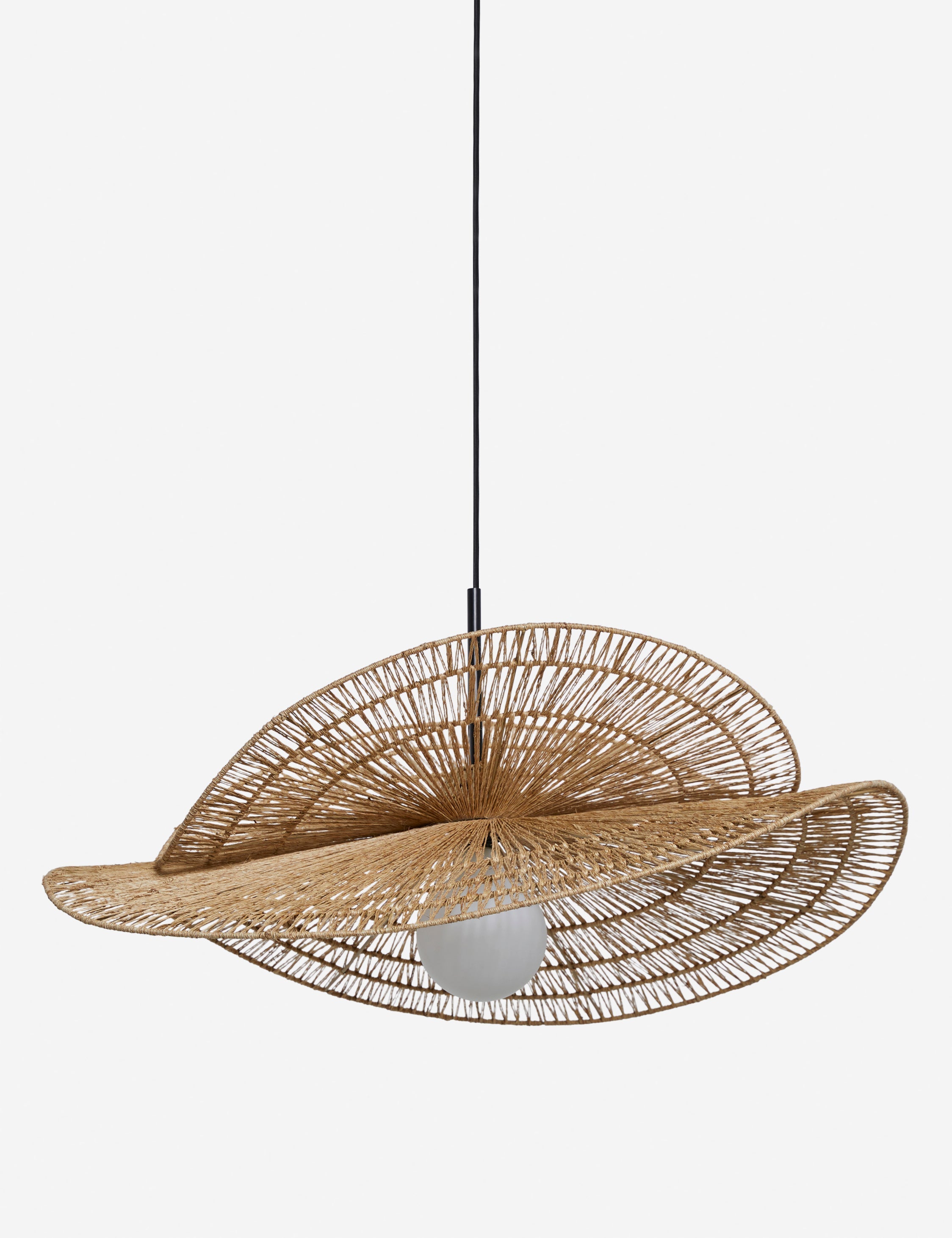 Suspension moderne Gunnlaug en jute