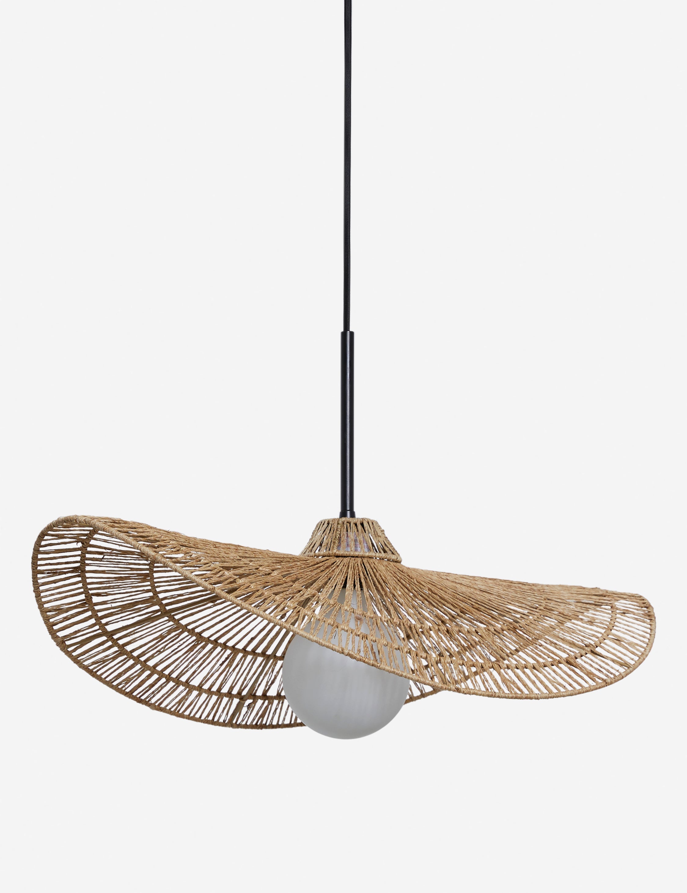 Suspension moderne Gunnlaug en jute