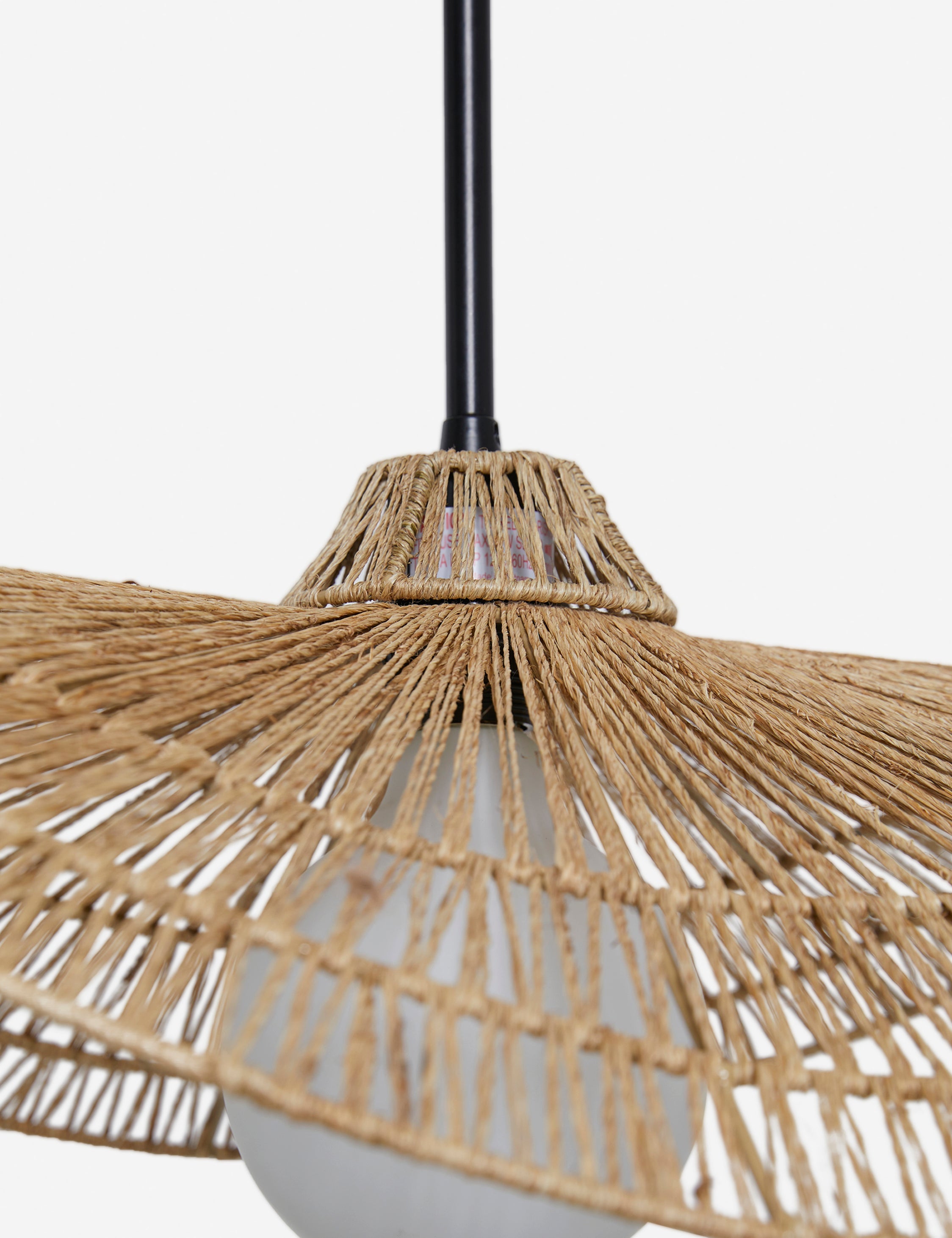 Suspension moderne Gunnlaug en jute