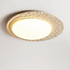 Plafonnier moderne Thjodolf en pierre Travertin jaune et blanc