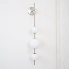 Applique murale moderne Lauritz en Verre Laiton et plastique sphère
