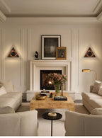 Applique murale moderne Kall en Marbre Blanc