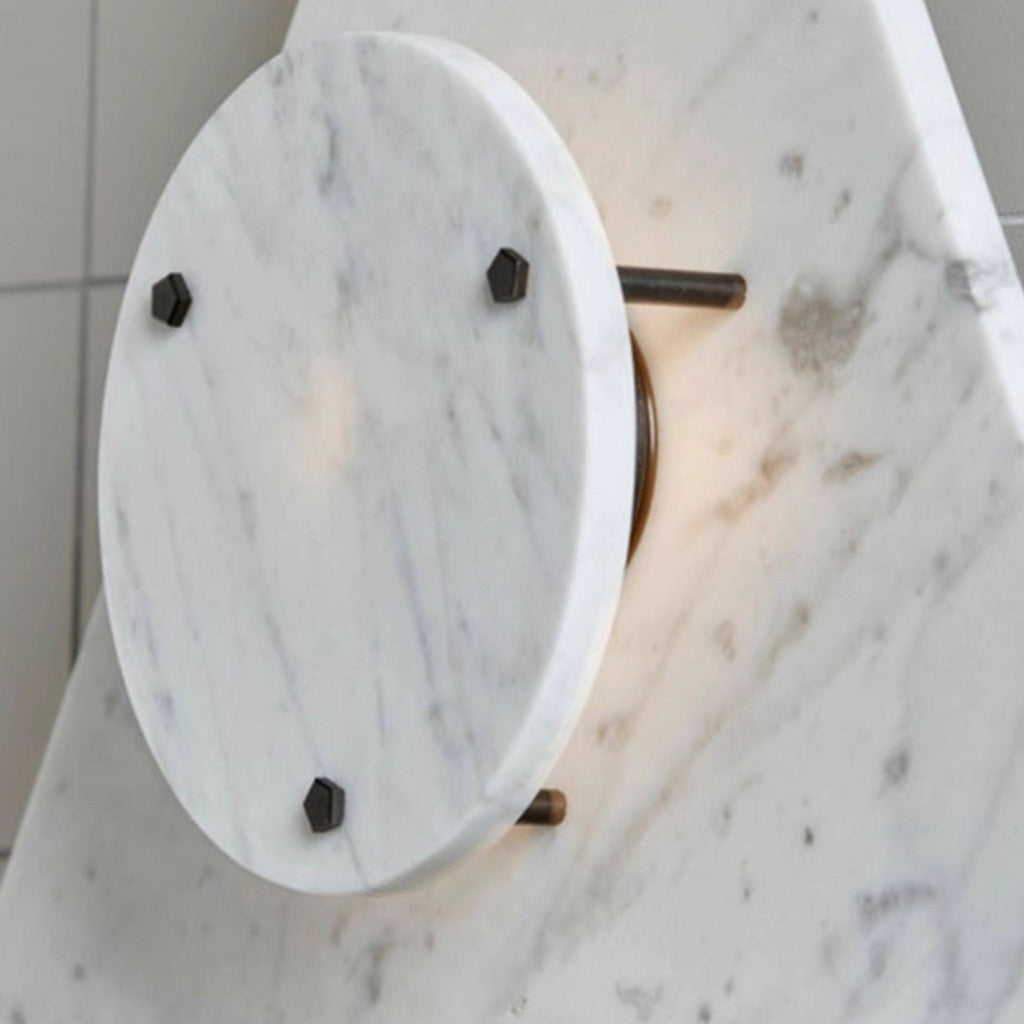 Applique murale moderne Kall en Marbre Blanc