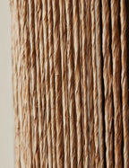 Lustre organique Kolis en bois et jute