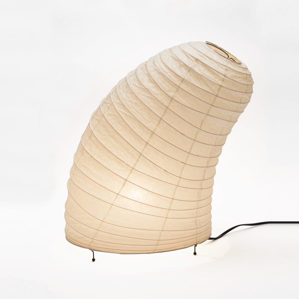 Lampe à poser moderne Fleming en papier Blanc
