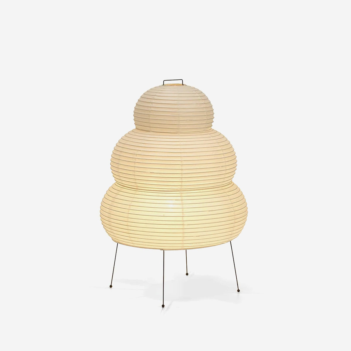 Lampe à poser moderne Fleming en papier Blanc