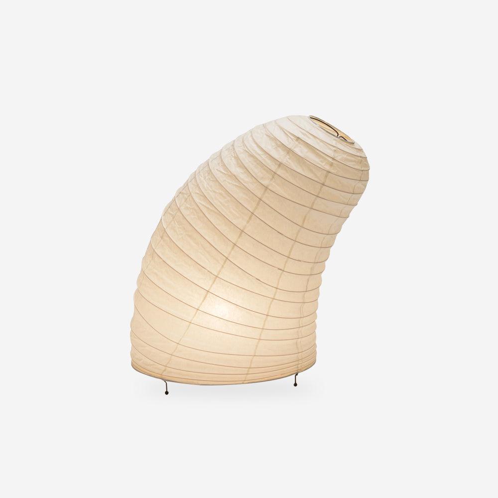 Lampe à poser moderne Fleming en papier Blanc