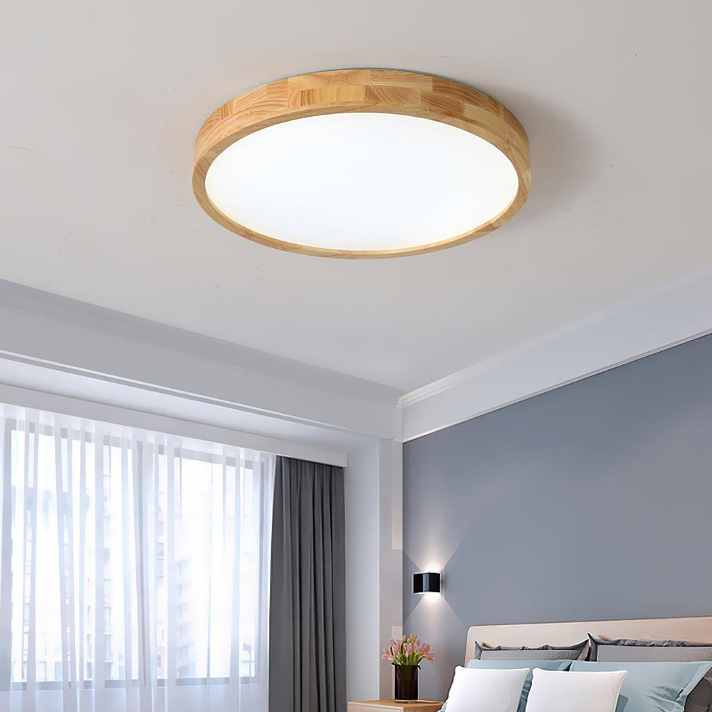Plafonnier moderne Tapani en Bois