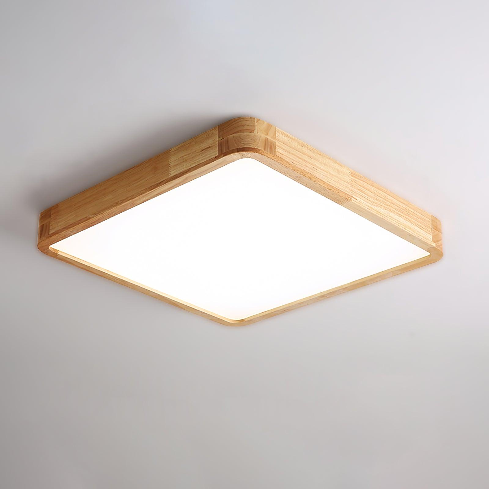 Plafonnier moderne Tapani en Bois